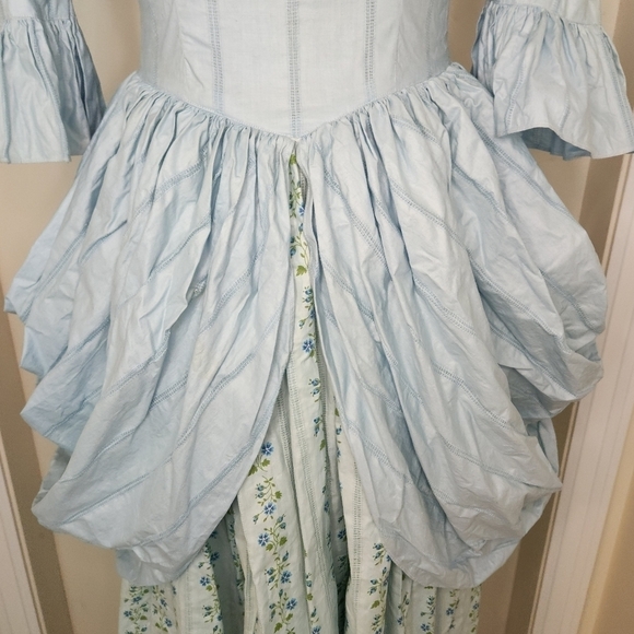 Antique Colonial Fronteer Floral Dress - Picture 7 of 15
